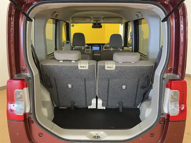 ダイハツ タント L SA Ⅲ 群馬県 2017(平29)年 5.5万km ファイアークォーツレッドM スマートアシスト/・衝突軽減ブレーキ/・オートライト/・横滑り防止/・リアコーナーセンサー/社外７インチナビ/・AM/FM/SD/・ワンセグTVCD/DVD/バックカメラ/純正フロアマット/純正ドアバイザー/リモコンキー