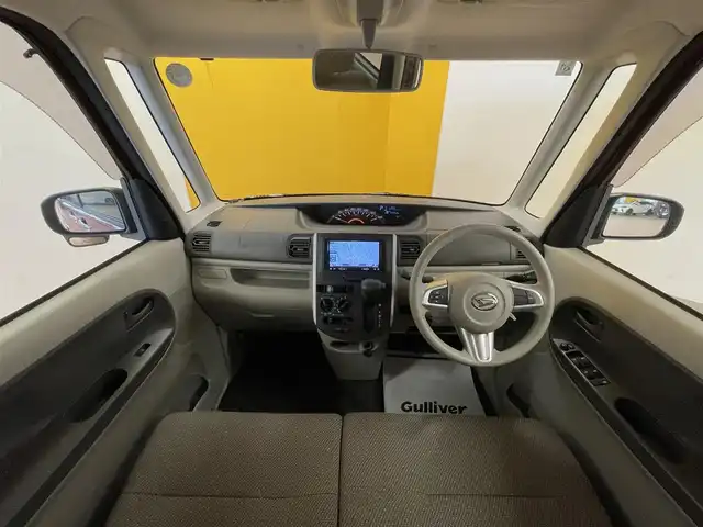 ダイハツ タント L SA Ⅲ 群馬県 2017(平29)年 5.5万km ファイアークォーツレッドM スマートアシスト/・衝突軽減ブレーキ/・オートライト/・横滑り防止/・リアコーナーセンサー/社外７インチナビ/・AM/FM/SD/・ワンセグTVCD/DVD/バックカメラ/純正フロアマット/純正ドアバイザー/リモコンキー