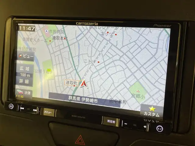 ダイハツ タント L SA Ⅲ 群馬県 2017(平29)年 5.5万km ファイアークォーツレッドM スマートアシスト/・衝突軽減ブレーキ/・オートライト/・横滑り防止/・リアコーナーセンサー/社外７インチナビ/・AM/FM/SD/・ワンセグTVCD/DVD/バックカメラ/純正フロアマット/純正ドアバイザー/リモコンキー