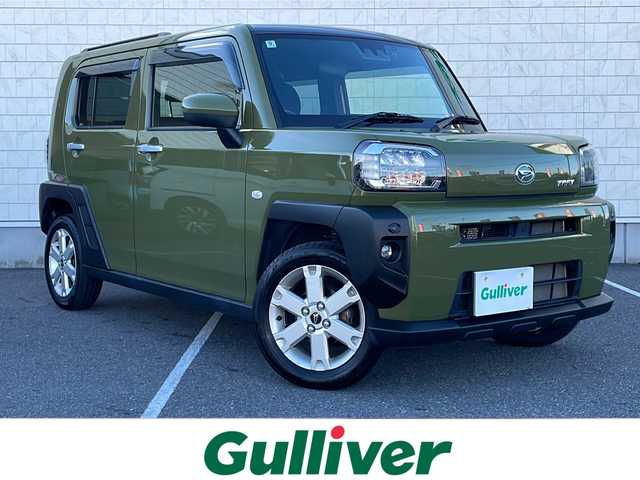 ダイハツ タフト 栃木県 2020(令2)年 2.8万km フォレストカーキメタリック 純正ナビ/品番:NMZK-W70D/Bluetooth/TV/CD/DVD/ipod/バックカメラ/ドライブレコーダー/衝突被害軽減ブレーキ/横滑り防止/盗難防止装置/アイドリングストップ/コーナーセンサー/前席シートヒーター/電動パーキングブレーキ/ブレーキホールド/スカイルーフトップ/ルーフレール/LEDヘッドライト/フォグランプ/オートライト/オートエアコン/プッシュスタート/スマートキー×2/カラーコード G63/フォレストカーキメタリック