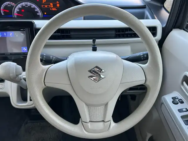 スズキ ワゴンＲ HYBRID FX 滋賀県 2018(平30)年 4.2万km ブルーイッシュブラックパール3 6.8インチディスプレイオーディオ/(FM/AM/CD/DVD/Bluetooth)/運転席シートヒーター/電動格納ミラー/アイドリングストップ/ハロゲンライト/ヘッドライトレベリング/フルオートエアコン/リモコンキー/スペアキー/パワーウィンドウ/パワーステアリング/シガーソケット