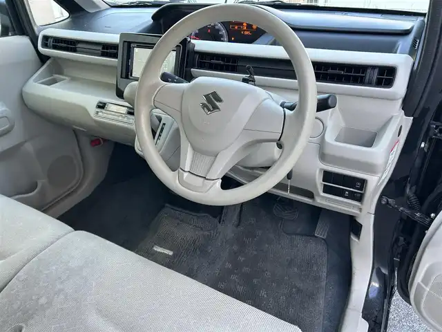 スズキ ワゴンＲ HYBRID FX 滋賀県 2018(平30)年 4.2万km ブルーイッシュブラックパール3 6.8インチディスプレイオーディオ/(FM/AM/CD/DVD/Bluetooth)/運転席シートヒーター/電動格納ミラー/アイドリングストップ/ハロゲンライト/ヘッドライトレベリング/フルオートエアコン/リモコンキー/スペアキー/パワーウィンドウ/パワーステアリング/シガーソケット