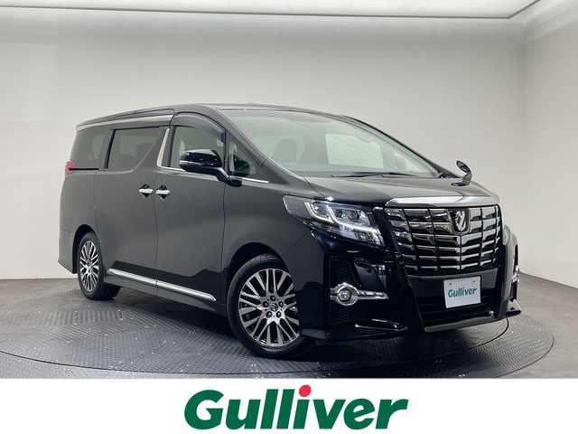 トヨタ アルファード S Cパッケージ 愛媛県 2017(平29)年 5.5万km ブラック ツインムーンルーフ￥118800/＿＿__________________/ＡＬＰＩＮＥ１１型ナビ/フルセグTV　Bluetooth DVD再生可　HDMI/ＡＬＰＩＮＥ１２型後席モニター/バックカメラ/ＥＴＣ２．０/ハーフレザーシート/シートポジションメモリー/パワーシート/両側電動パワースライドドア