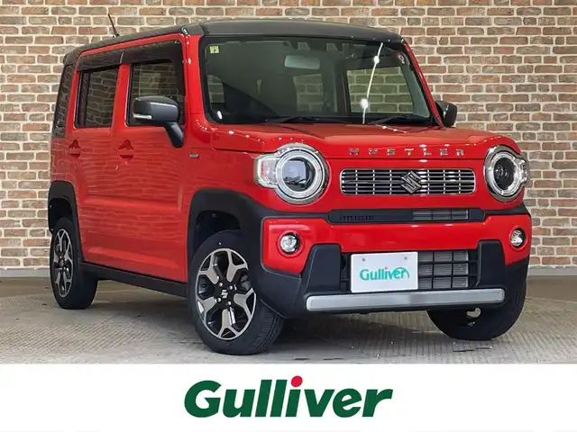 スズキ ハスラー HYBRID X 岩手県 2020(令2)年 1.9万km バーミリオンオレンジ/ガンメタリック2トーン ワンオーナー/４WD/スズキセーフティサポート/デュアルカメラブレーキサポート/車線逸脱警報/誤発進抑制機能/標識認識機能/後退時ブレーキアシスト/ハイビームアシスト/リヤパーキングセンサー/ヒルディセントコントロール/グリップコントロール/スノーモード/横滑り防止装置/アイドリングストップ/KENWOODナビ/（CD/DVD/フルセグ/SD/Bluetooth）/ステアリングスイッチ/バックカメラ/ドライブレコーダー/LEDヘッドライト/LEDフォグランプ/純正15インチアルミホイール