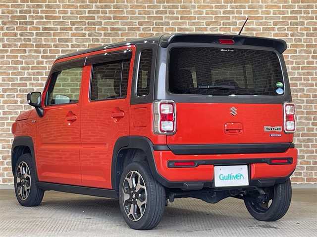 スズキ ハスラー HYBRID X 岩手県 2020(令2)年 1.9万km バーミリオンオレンジ/ガンメタリック2トーン ワンオーナー/４WD/スズキセーフティサポート/デュアルカメラブレーキサポート/車線逸脱警報/誤発進抑制機能/標識認識機能/後退時ブレーキアシスト/ハイビームアシスト/リヤパーキングセンサー/ヒルディセントコントロール/グリップコントロール/スノーモード/横滑り防止装置/アイドリングストップ/KENWOODナビ/（CD/DVD/フルセグ/SD/Bluetooth）/ステアリングスイッチ/バックカメラ/ドライブレコーダー/LEDヘッドライト/LEDフォグランプ/純正15インチアルミホイール