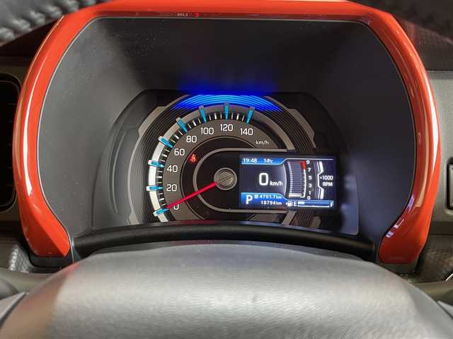スズキ ハスラー HYBRID X 道東・釧路十勝 2020(令2)年 1.9万km バーミリオンオレンジ/ガンメタリック2トーン ワンオーナー/４WD/スズキセーフティサポート/デュアルカメラブレーキサポート/車線逸脱警報/誤発進抑制機能/標識認識機能/後退時ブレーキアシスト/ハイビームアシスト/リヤパーキングセンサー/ヒルディセントコントロール/グリップコントロール/スノーモード/横滑り防止装置/アイドリングストップ/KENWOODナビ/（CD/DVD/フルセグ/SD/Bluetooth）/ステアリングスイッチ/バックカメラ/ドライブレコーダー/LEDヘッドライト/LEDフォグランプ/純正15インチアルミホイール