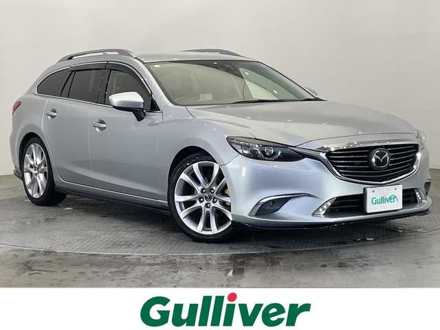 マツダ アテンザ ワゴン 20S プロアクティブ 栃木県 2015(平27)年 8.1万km ソニックシルバーM メモリーナビ/（CD/DVD/フルセグTV/Bluetooth）/バックカメラ/前方ドライブレコーダー/スマートブレーキサポート/マツダレーダークルーズコントロール/スマートシティブレーキサポート/AT誤発進抑制装置/リアパーキングセンサー/ドライバーアテンションアラート/ETC/オートライト/LEDヘッドライト/横滑り防止装置/スマートキー/プッシュスタート/電動格納ミラー/純正アルミホイール