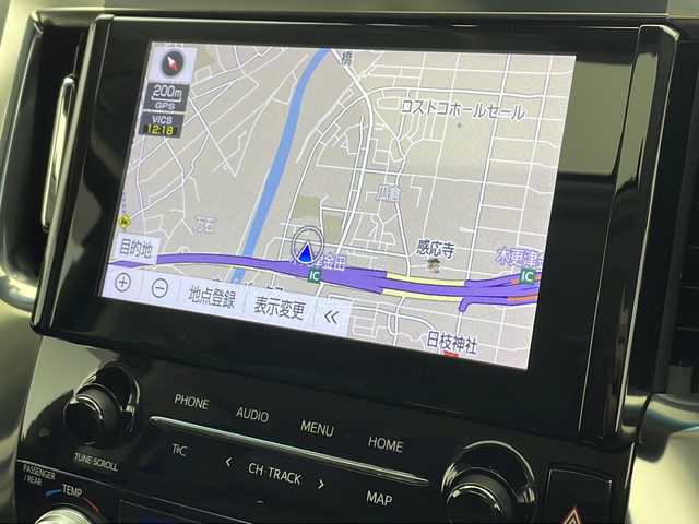 トヨタ アルファード S Cパッケージ 千葉県 2022(令4)年 3.9万km ブラック 純正フリップダウンモニター（V12T-R68C）/サンルーフ/ブラインドスポットモニター/レーダークルーズコントロール/コーナーセンサー/レーンキープアシスト/衝突軽減ブレーキ/純正メモリナビ（フルセグTV、CD/DVD/BT/USB/Miracast）/バックカメラ/ビルトインETC/社外ドライブレコーダー前後/デジタルインナーミラー/ステアリングヒーター/両側パワースライドドア/レザーシート（黒）/パワーシート（前席/2列目）/LEDヘッドライト/オートライト/オートハイビーム/純正フロアマット/純正ドアバイザー/純正18インチアルミホイール