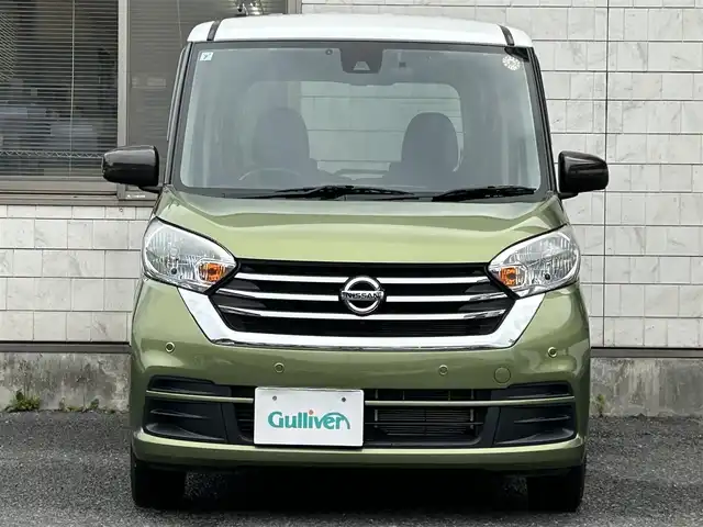 日産 デイズ ルークス X Vセレクション 茨城県 2019(令1)年 3.7万km ホワイトソリッド/プレミアムオリーブM ツートンカラー/　(ホワイトソリッド/プレミアムオリーブM)/ワンオーナー車/純正メモリナビ【MM319D-W】/(AM/FM/Bluetooth/Music Stocker/CD/DVD/フルセグTV）/アラウンドビューモニター/バックカメラ/コーナーセンサー/エマージェンシーブレーキ/踏み間違い衝突防止アシスト/車線逸脱警報/横滑り防止/純正14インチアルミホイール/両側パワースライドドア/純正ドアバイザー/純正ドライブレコーダー【DJ4-D】/ETC/純正フロアマット/シートバックテーブル/後席ロールサンシェード/プッシュスタート/スペアキー×1/ISOFIX/保証書/取扱説明書/ナビ取扱説明書