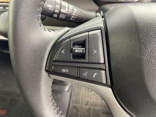 スズキ スペーシア ギア HYBRID XZ 鹿児島県 2023(令5)年 1.9万km ピュアホワイトP 純正ディスプレイオーディオ/（CD/フルセグTV）/全方位カメラ/スズキセーフティーサポート/両側パワースライドドア/アダプティブクルーズコントロール/前席シートヒーター/リアサーキュレーター/LEDヘッドライト/コーナーセンサ―/前後ドライブレコーダー/ETC/ルーフレール/純正アルミホイール