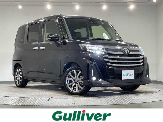 トヨタ ルーミー カスタムG－T 愛知県 2021(令3)年 1.7万km ブラックマイカメタリック 純正９インチナビ/パノラミックビューモニター/両側パワースライドドア/衝突軽減ブレーキ/レーダークルーズコントロール/クリアランスソナー/車線逸脱警報/先行車発進告知/電動パーキングブレーキ/ワイヤレス充電/シートヒーター/デジタルインナーミラー/前後ドライブレコーダー/ビルトインＥＴＣ2.0/USB＆HDMI入力端子/アイドリングストップ/ISOFIX/純正フロアマット/純正15インチアルミホイール