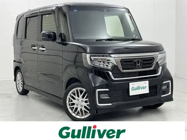 ホンダ Ｎ ＢＯＸ カスタム L ターボ 茨城県 2021(令3)年 2.9万km クリスタルブラックパール 純正ナビ/Bluetooth/フルセグTV/バックカメラ/ドライブレコーダー/ETC/レーダークルーズコントロール/LEDヘッドライト/コーナーセンサー/フロントフォグランプ/純正15インチアルミホイール/衝突軽減ブレーキ/横滑り防止装置/パドルシフト/ハーフレザーシート/シートヒーター/カーテンエアバック