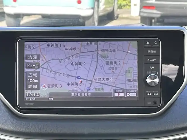 ダイハツ ムーヴ カスタム X SA 東京都 2015(平27)年 4.6万km パールホワイトⅢ 【(株)IDOMが運営する【じしゃロン昭島店】の自社ローン対象車両になります。こちらは現金ご利用時の価格です。自社ローンご希望の方は別途その旨お申付け下さい。】/純正ナビ/BT/SD/DVD/フルセグTV/バックカメラ/エンジンスタートボタン/LEDライト/パワーステアリング/パワーウィンドウ/純正フロアマット