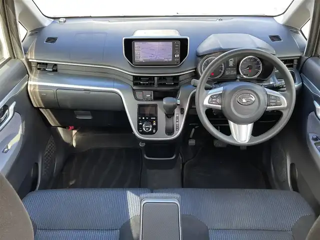 ダイハツ ムーヴ カスタム X SA 東京都 2015(平27)年 4.6万km パールホワイトⅢ 【(株)IDOMが運営する【じしゃロン昭島店】の自社ローン対象車両になります。こちらは現金ご利用時の価格です。自社ローンご希望の方は別途その旨お申付け下さい。】/純正ナビ/BT/SD/DVD/フルセグTV/バックカメラ/エンジンスタートボタン/LEDライト/パワーステアリング/パワーウィンドウ/純正フロアマット