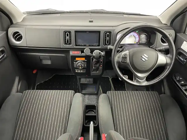 スズキ アルト ワークス 埼玉県 2015(平27)年 3.3万km スチールシルバーM 社外ナビ　バックカメラ　ＥＴＣ　ＨＩＤライト　レーダーブレーキサポート　ＣＤ再生　ステアリングスイッチ　スマートキー　プッシュスタート　ＲＥＣＡＲＯシート　社外アルミ　フロアマット　オートライト