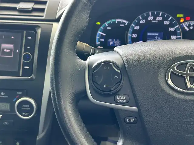 トヨタ カムリ ハイブリット 沖縄県 2012(平24)年 6.8万km グレーメタリック (株)IDOMが運営する【じしゃロンコザ店】の自社ローン対象車両になります。こちらは現金ご利用時の価格です。自社ローンご希望の方は別途その旨お申付け下さい。/・プッシュスタート　/・ナビ　/・バックカメラ　/・Ｂｌｕｅｔｏｏｔｈ接続　/・ＥＴＣ　/・ドライブレコーダー　/・クルーズコントロール　/・横滑り防止装置　/・盗難防止装置　/・純正フロアマット　/・パワーシート　/・カーテンエアバック