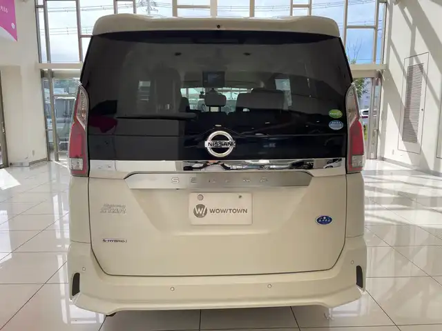 日産 セレナ ハイウェイスターVセレクションⅡ 埼玉県 2019(平31)年 4.8万km ブリリアントホワイトパール エマージェンシーブレーキ　/メモリナビ/　　CD/DVD/BT/フルセグ　/アラウンドビューモニター /両側パワースライドドア /クルーズコントロール /LEDオートライト /純正16インチアルミホイール /ETC