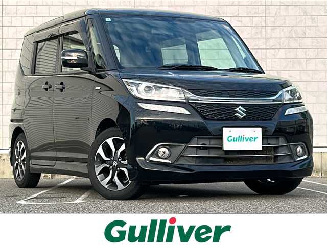 スズキ ソリオ バンディット HV MV 新潟県 2018(平30)年 5.9万km スーパーブラックパール ワンオーナー/純正8型ナビ/(AM/FM/CD/DVD/BT/フルセグ)/両側パワースライドドア/ETC/アイドリングストップ/シートヒーター/革巻きステアリング/ステアリングスイッチ/AUTOライト/LEDヘッドライト/フォグランプ/電格ミラー/横滑り防止/プッシュスタート/スマートキー