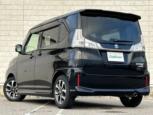 スズキ ソリオ バンディット HV MV 新潟県 2018(平30)年 5.9万km スーパーブラックパール ワンオーナー/純正8型ナビ/(AM/FM/CD/DVD/BT/フルセグ)/両側パワースライドドア/ETC/アイドリングストップ/シートヒーター/革巻きステアリング/ステアリングスイッチ/AUTOライト/LEDヘッドライト/フォグランプ/電格ミラー/横滑り防止/プッシュスタート/スマートキー