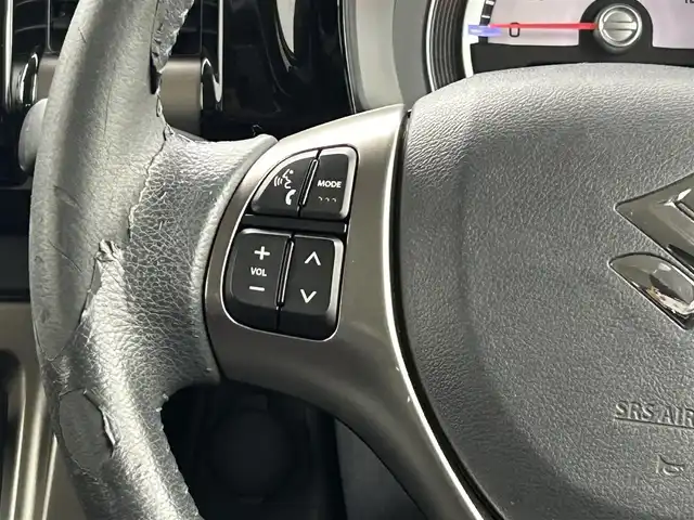 スズキ ハスラー Jスタイル Ⅱ 群馬県 2016(平28)年 7.8万km フェニックスレッドパール/ホワイト2トーンルーフ デュアルカメラブレーキサポート　純正７インチナビ　全方位モニター　ＨＩＤオートライト　ハーフレザーシート　シートヒーター　純正５インチＡＷ　ビルトインＥＴＣ　スマートキー　アイドリングストップ　禁煙車