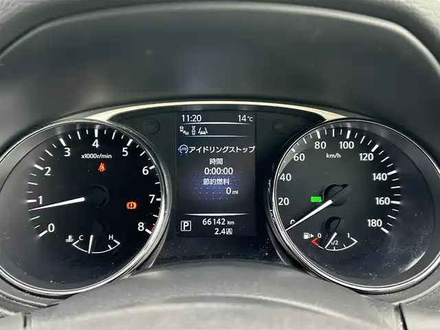 日産 エクストレイル 20X エマージェンシーブレーキ 愛媛県 2015(平27)年 6.7万km ダイヤモンドブラック 登録時走行距離：66142Km/メーカーOP純正SDナビ/AM/FM/DVD/CD/フルセグ/BT/4WD/ビルトインETC/AAC/D+Nシートヒーター/クルーズコントロール/ダウンヒルアシストコントロール/横滑り防止装置/レーンキープアシスト/衝突軽減システム/コーナーセンサー/オートライト/エンジンスタートボタン/スマートキー/純正フロアマット/純正アルミホイール