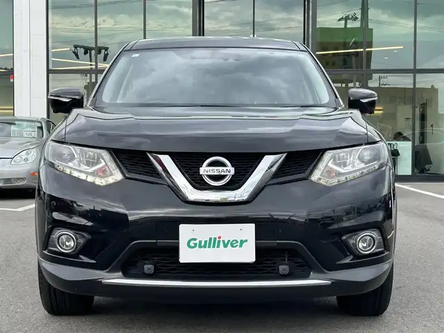 日産 エクストレイル 20X エマージェンシーブレーキ 愛媛県 2015(平27)年 6.7万km ダイヤモンドブラック 登録時走行距離：66142Km/メーカーOP純正SDナビ/AM/FM/DVD/CD/フルセグ/BT/4WD/ビルトインETC/AAC/D+Nシートヒーター/クルーズコントロール/ダウンヒルアシストコントロール/横滑り防止装置/レーンキープアシスト/衝突軽減システム/コーナーセンサー/オートライト/エンジンスタートボタン/スマートキー/純正フロアマット/純正アルミホイール