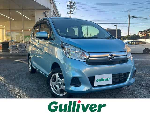 日産 デイズ J 岐阜県 2018(平30)年 2.9万km アイスブルー ワンオーナー/カーオーディオ/FM/AM/CD/横滑り防止装置/電動格納ミラー/ドラレコ/ドアバイザー