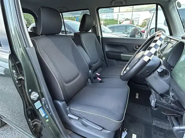 スズキ ハスラー Jスタイル 大阪府 2015(平27)年 7.5万km クールカーキパールメタリック/ホワイト2トーンルーフ 社外ナビ　/   フルセグＴV/CD/DVD/Bluetooth/バックモニター　/衝突軽減ブレーキ　/前席シートヒーター　/アイドリングストップ　/純正15インチアルミホイール　　/純正フロアマット　/プッシュスタート　/スマートキー　/ＥＴＣ