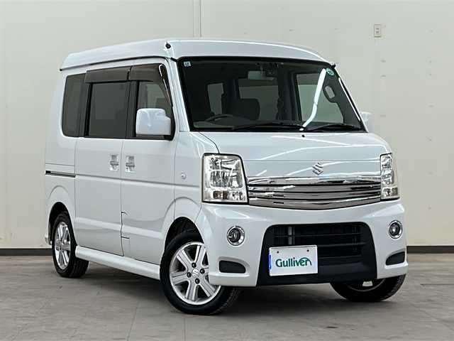 スズキ エブリィ ワゴン PZターボ スペシャル ハイルーフ 道央・札幌 2011(平23)年 5.4万km パールホワイト ドライブレコーダー//シートヒーター//メモリナビ//ドアバイザー//両側パワースライドドア//ETC//フォグランプ//IC付ターボ//4WD