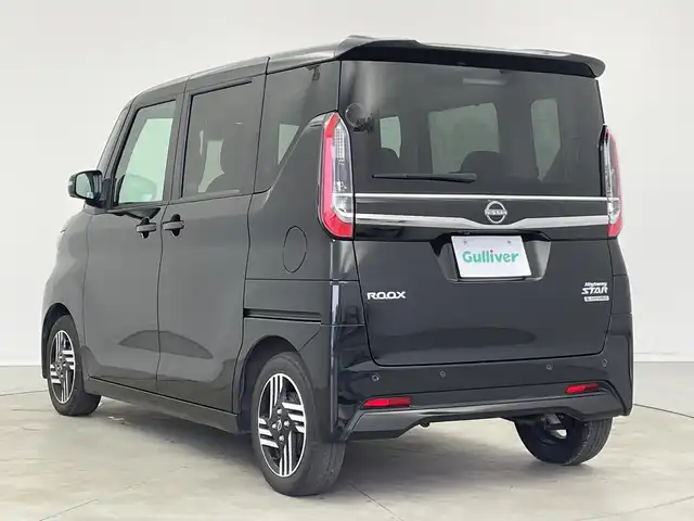 日産 ルークス HWS X プロパイロットED 新潟県 2023(令5)年 5.8万km ブラック 純正メモリナビ【MJ122D-W】/　フルセグTV/Bluetooth/CD/USB/プロパイロット/衝突被害軽減ブレーキ/レーンキープアシスト/レーダークルーズコントロール/アラウンドビューモニター/インテリジェントルームミラー/両側パワースライドドア/ビルトインETC/前後コーナーセンサー/アイドリングストップ/LEDヘッドライト