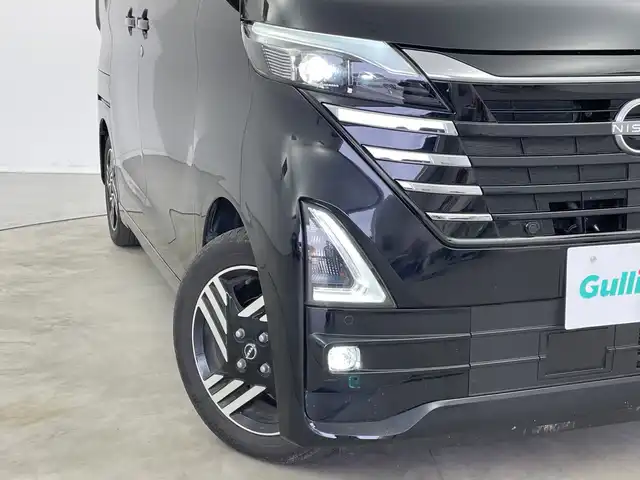 日産 ルークス HWS X プロパイロットED 新潟県 2023(令5)年 5.8万km ブラック 純正メモリナビ【MJ122D-W】/　フルセグTV/Bluetooth/CD/USB/プロパイロット/衝突被害軽減ブレーキ/レーンキープアシスト/レーダークルーズコントロール/アラウンドビューモニター/インテリジェントルームミラー/両側パワースライドドア/ビルトインETC/前後コーナーセンサー/アイドリングストップ/LEDヘッドライト