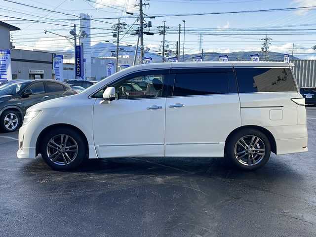 日産 エルグランド 350ハイウェイスター 長野県 2013(平25)年 10.7万km ブリリアントホワイトパール (株)IDOMが運営する【じしゃロン長野店】の自社ローン専用車両になりますこちらは現金またはオートローンご利用時の価格です。自社ローンご希望の方は別途その旨お申付け下さい/純正ナビ/バックカメラ/ステアリングスイッチ/ETC/両側パワースライドドア