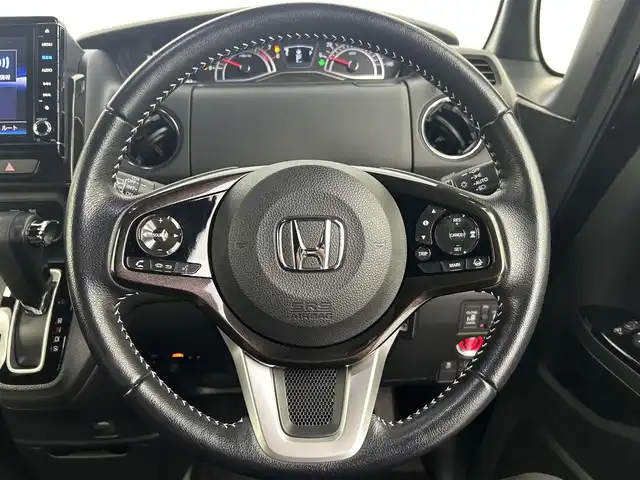 ホンダ Ｎ ＢＯＸ カスタム G L ターボ ホンダセンシング 千葉県 2019(令1)年 4.5万km クリスタルブラックパール 禁煙車/ホンダセンシング/・衝突軽減ブレーキ/・誤発進抑制機能/・歩行者事故低減ステアリング/・路外逸脱抑制機能/・アダプティブクルーズコントロール/・車線維持支援システム/両側パワースライドドア/純正9インチナビ/CD/DVD/Bluetooth/フルセグ/バックカメラ/LEDオートライト/ハーフレザーシート/純正15インチアルミホイール/アイドリングストップ/USBポート/プッシュスタート/スマートキー