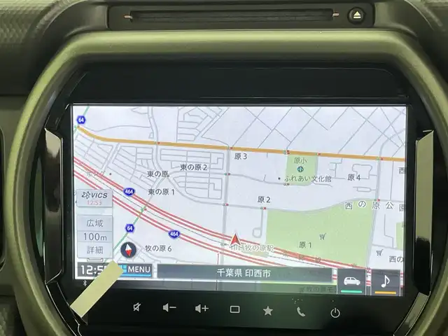 スズキ ハスラー タフワイルド 千葉県 2024(令6)年 0.1千km オフブルーメタリック/ブラック 2トーン スズキ キコネクト対応メモリーナビ/・すれ違い支援機能/・9インチHDディスプレイ/・地デジTV/・DVD/CD/・スマートフォン連携機能/・USBソケット/・GPSアンテナ / TV用ガラスアンテナ/・全方位モニター用カメラ（フロント / サイド / リア）/・ハンズフリーマイク/・SOSボタン/セーフティサポート（予防安全技術）/・デュアルカメラブレーキサポート/・誤発進抑制機能/・車線逸脱抑制機能/・車線逸脱警報機能/・ふらつき警報機能/・先行車発進お知らせ機能/・アダプティブクルーズコントロール/・ハイビームアシスト/・標識認識機能/・後退時ブレーキサポート/・後方誤発進抑制機能/LEDヘッドライト/スマートキー/純正15インチAW/シートヒーター