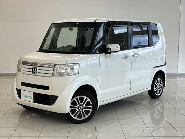 ホンダ Ｎ ＢＯＸ G SSパッケージ 新潟県 2013(平25)年 7.1万km プレミアムホワイトパール ４WD/両側パワースライドドア/前後ドライブレコーダー/純正フロアマット/ABS/横滑り防止装置