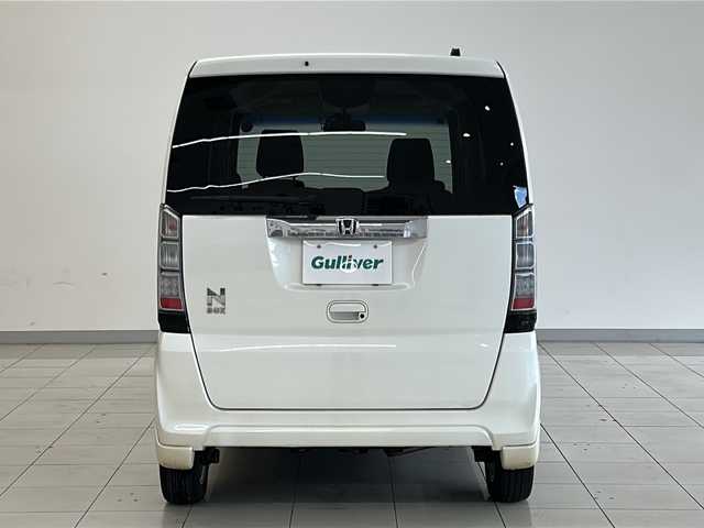 ホンダ Ｎ ＢＯＸ G SSパッケージ 新潟県 2013(平25)年 7.1万km プレミアムホワイトパール ４WD/両側パワースライドドア/前後ドライブレコーダー/純正フロアマット/ABS/横滑り防止装置