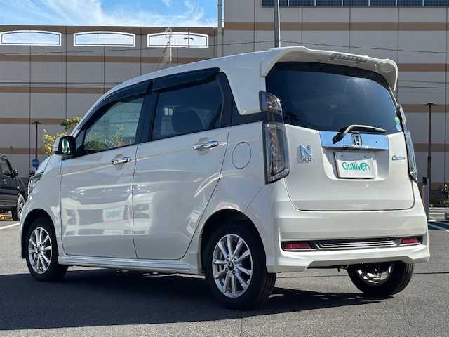 ホンダ Ｎ ＷＧＮ カスタム G 宮城県 2014(平26)年 7.3万km プレミアムホワイトパール 登録時走行距離７２３１３ｋｍ/純正ナビ/FM/AM/USB・SD/iPad・AUX/CD/DVD/ステアリングリモコン/ABS/横滑り防止装置/オートライト/アイドリングストップ/LEDヘッドライト/社外１４インチAW/ブリヂストン・ニューノ装着【２５年製　７ｍｍ】/ドアバイザー