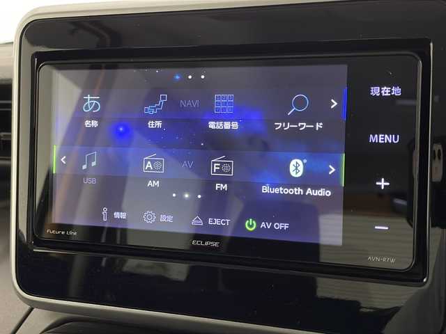スズキ スペーシア ギア HYBRID XZ 宮崎県 2022(令4)年 4.4万km アクティブイエロー/ガンメタリック2トーン SUZUKI Safety Support/〇デュアルカメラブレーキサポート/〇誤発進抑制機能（前方・後方）/〇後退時ブレーキサポート/〇車線逸脱警報機能/〇車線逸脱抑制機能/〇ふらつき警報機能/〇標識認識機能/〇フロントガラス投影式ヘッドアップディスプレイ/〇先行車発進お知らせ機能/〇オートマチックハイビーム/〇アダプティブクルーズコントロール（全車速追従機能付き）/〇コーナーセンサー/社外7インチSDナビ/フルセグTV/CD/DVD/Bluetooth/バックカメラ/両側パワースライドドア/シートヒーター/LEDヘッドライト/アイドリングストップ/ルーフレール/純正14インチAW/スマートキー×2/保証書/取扱説明書