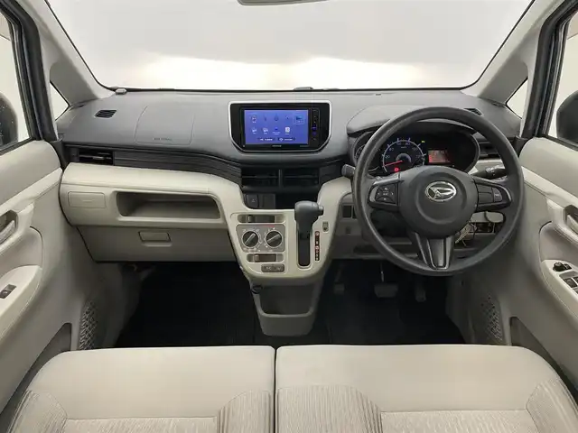 ダイハツ ムーヴ L SAⅢ 愛知県 2018(平30)年 2.2万km シルキーブルーP 社外ナビ　バックカメラ　スマアシIII　禁煙　ＴＶ　ＤＶＤ　Ｂｌｕｅｔｏｏｔｈ　ＵＳＢ　ＨＩＤライト　オートハイビーム　衝突軽減　車線逸脱　誤発進抑制装置　純正マット　アイドリングストップ　リモコンキー