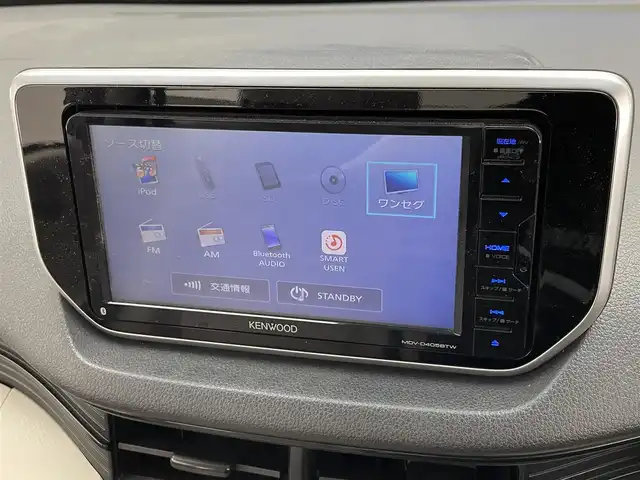 ダイハツ ムーヴ L SAⅢ 愛知県 2018(平30)年 2.2万km シルキーブルーP 社外ナビ　バックカメラ　スマアシIII　禁煙　ＴＶ　ＤＶＤ　Ｂｌｕｅｔｏｏｔｈ　ＵＳＢ　ＨＩＤライト　オートハイビーム　衝突軽減　車線逸脱　誤発進抑制装置　純正マット　アイドリングストップ　リモコンキー