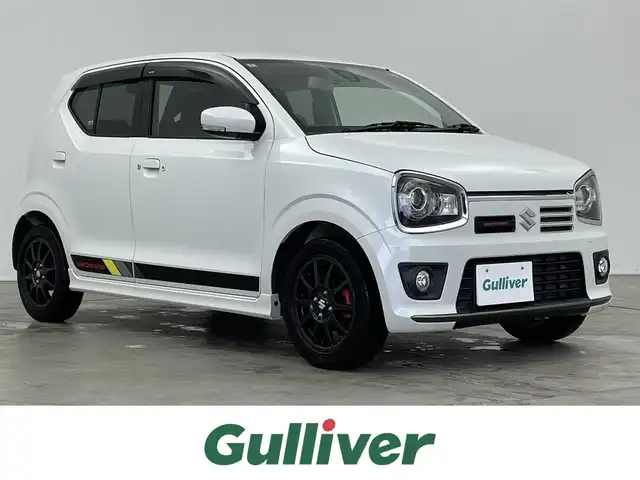 スズキ アルト ワークス 埼玉県 2018(平30)年 4.9万km ピュアホワイトP 社外ナビ/ CD DVD 地デジTV Bluetooth/バックカメラ/レーダーブレーキサポート/パドルシフト/RECAROシート/HIDオートライト/フォグライト/ETC/純正アルミホイール/プッシュスタート/スマートキー