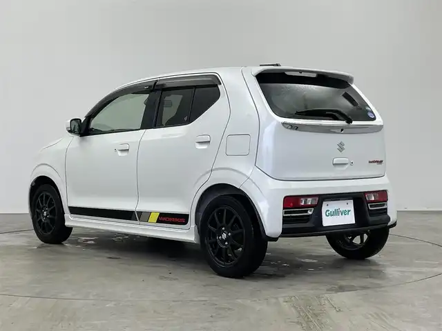 スズキ アルト ワークス 埼玉県 2018(平30)年 4.9万km ピュアホワイトP 社外ナビ/ CD DVD 地デジTV Bluetooth/バックカメラ/レーダーブレーキサポート/パドルシフト/RECAROシート/HIDオートライト/フォグライト/ETC/純正アルミホイール/プッシュスタート/スマートキー