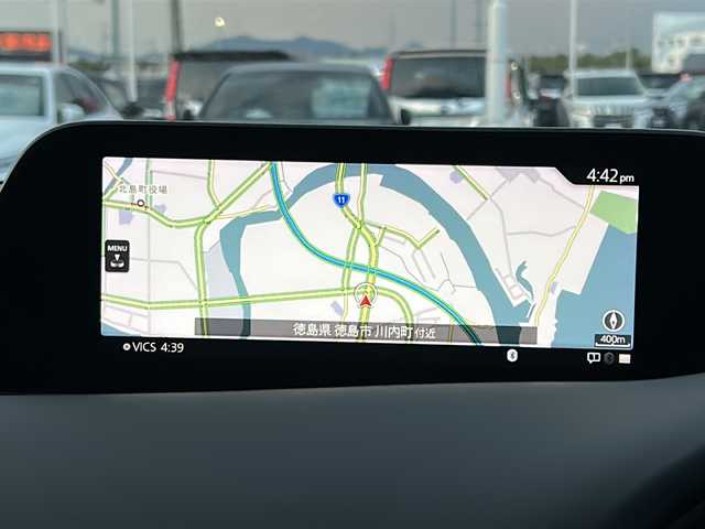 マツダ マツダ３ファストバック XD ブラックトーンED 徳島県 2022(令4)年 2.9万km ジェットブラックマイカ ワンオーナー/BOSEサウンド/純正SDナビ/（Bluetooth/フルセグ/CD/DVD/FM/AM/USB/ipod）/アラウンドビューモニター/レーダークルーズコントロール/BSM/レーンアシスト/クリアランスソナー/LEDヘッドライト/オートハイビーム/ETC/純正AW/純正フロアマット/プッシュスタート/スマートキー/取扱説明書/保証書