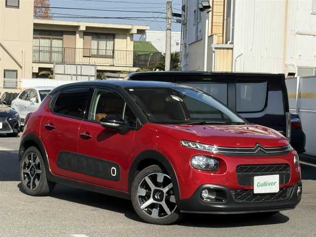 シトロエン Ｃ３ コロラドエディション 愛知県 2018(平30)年 3.9万km 赤Ⅱ /禁煙/正規ディーラー車/ディーラー整備記録簿R1.2.4.5//純正ナビ/フルセグ/BT/MirrorLink/USB/AUX//バックカメラ/前後ドラレコ//ハーフレザーシート//革巻きステア/ステアスイッチ//プッシュスタート/スマートキー//シートリフター//純正LEDオートライト/オートハイビーム//アクティブセーフティブレーキ//アテンションアラート/BSM/クルコン//新車時保証書//取扱説明書//ドラレコ取説//ナビユニット取説//スペアスマートキー有