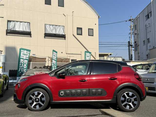 シトロエン Ｃ３ コロラドエディション 愛知県 2018(平30)年 3.9万km 赤Ⅱ /禁煙/正規ディーラー車/ディーラー整備記録簿R1.2.4.5//純正ナビ/フルセグ/BT/MirrorLink/USB/AUX//バックカメラ/前後ドラレコ//ハーフレザーシート//革巻きステア/ステアスイッチ//プッシュスタート/スマートキー//シートリフター//純正LEDオートライト/オートハイビーム//アクティブセーフティブレーキ//アテンションアラート/BSM/クルコン//新車時保証書//取扱説明書//ドラレコ取説//ナビユニット取説//スペアスマートキー有