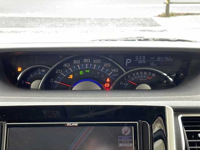ダイハツ タント カスタム X 沖縄県 2016(平28)年 8.5万km パールホワイトⅢ ナビ　/（AM/FM/CD/DVD/USB）　/フルセグTV　/パワスラ　/LEDヘッドライト　/オートライト　/純正フロアマット　/純正14インチAW　/オートエアコン　/スマートキー2本　/プッシュスタート　