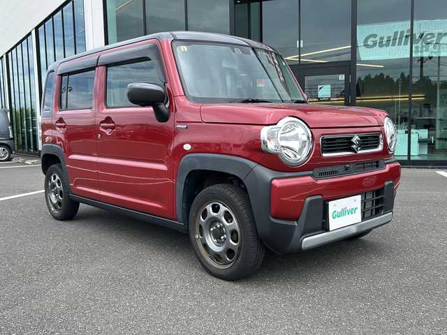 スズキ ハスラー HYBRID G 鹿児島県 2020(令2)年 3.6万km フェニックスレッドパール/ガンメタリック2トーンルーフ 純正ナビ/Bluetooth/DVD/CD/純正アルミホイール15インチ/全方位バックカメラ/オートライト/フルセグ/レーンアシスト/パーキングアシスト/ETC/アイドリングストップ/プッシュスタートボタン/パワーウィンドウ/シートヒーター