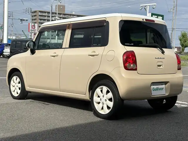 スズキ ラパン X 徳島県 2009(平21)年 5万km ミルクティーベージュメタリック/スペリアホワイト 社外SDナビ　NVA-MS3280/（CD/SD/iPod/ワンセグ/ラジオ/VTR）/前後ドライブレコーダー/純正フロアマット/ドアバイザー/スマートキー/プッシュスタート/盗難防止装置/純正14インチアルミホイール/ETC/パワーウィンドウ/ワンセグテレビ