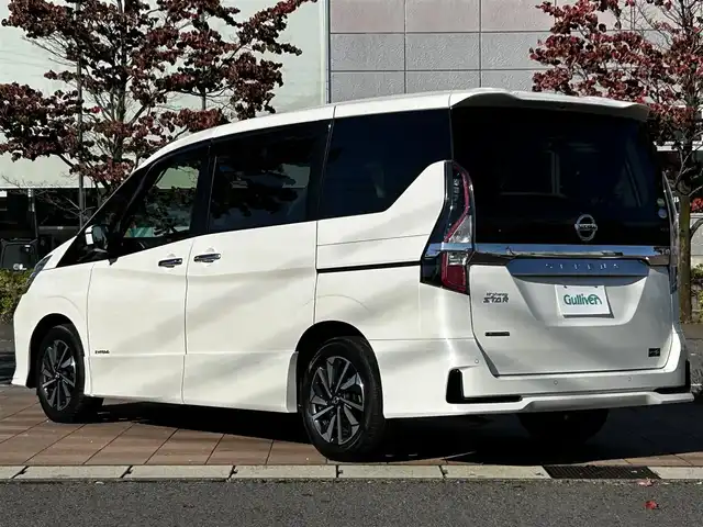 日産 セレナ ハイウェイスター V 福島県 2020(令2)年 2.3万km ブリリアントホワイトパール プロパイロット/インテリジェントFCW（前方衝突予測警報）/インテリジェントLI（車線逸脱防止支援システム）/インテリジェントLDW（車線逸脱警報）/インテリジェントエマージェンシーブレーキ/踏み間違い衝突防止アシスト/標識検知機能/BSW（後側方車両検知警報）/RCTA（後退時車両検知警報）/クルーズコントロール/社外ナビゲーション/型番：AVIC-RW710/【DVD/SD/BT/TV】/アラウンドビューモニター/フリップダウンモニター/両側電動スライドドア/シートバックテーブル/リアドアサンシェード/フロアマット/ドアバイザー