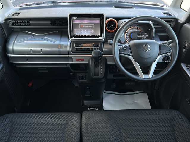 スズキ スペーシア ギア HYBRID XZ 栃木県 2019(令1)年 0.7万km フェニックスレッドパール/ガンメタリック2トーンルーフ ワンオーナー/純正8インチナビ/フルセグTV/Bluetooth/DVD再生/アラウンドビューモニター/前後ドライブレコーダー/後席サーキュレーター/シートヒーター/両側パワースライドドア/純正フロアマット/ETC/LEDヘッドライト/セーフティサポート/ABS/横滑り防止機能/コーナーセンサー/レーンキープアシスト/盗難防止装置/衝突被害軽減システム